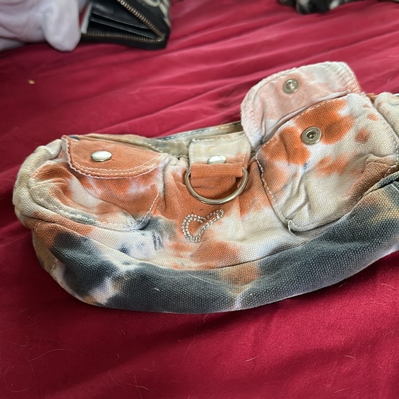 Tie dye fun 100%cotton, 2 front small pockets snaps. Like new - Picture 2 of 3